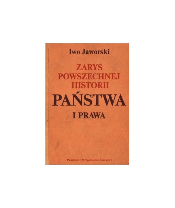 Zarys powszechnej historii państwa i prawa