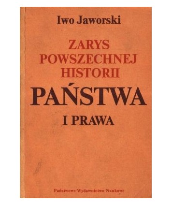Zarys powszechnej historii państwa i prawa