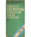 Szkolny słownik terminów nauki o języku