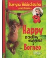 Happy szczęśliwy orangutan z Borneo