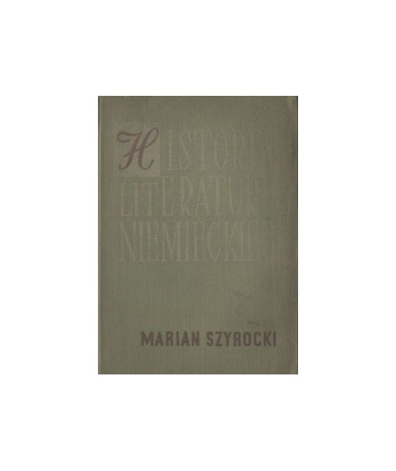 Historia literatury niemieckiej. Zarys