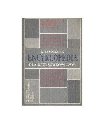 Kieszonkowa encyklopedia dla krzyżówkowiczów