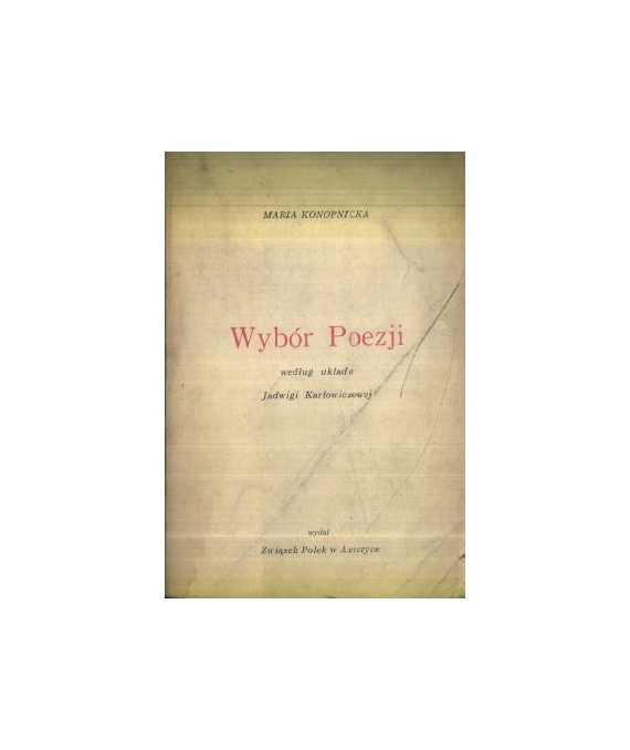 Wybór poezji