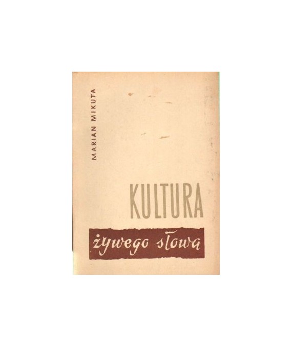 Kultura żywego słowa