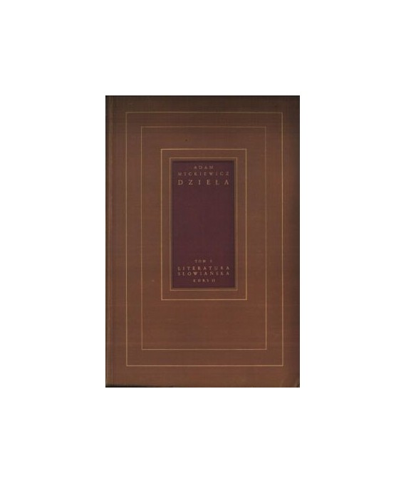 Dzieła t.X Literatura słowiańska kurs 2