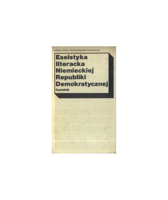 Eseistyka literacka Niemieckiej Republiki Demokratycznej