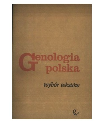 Genologia polska - wybór tekstów