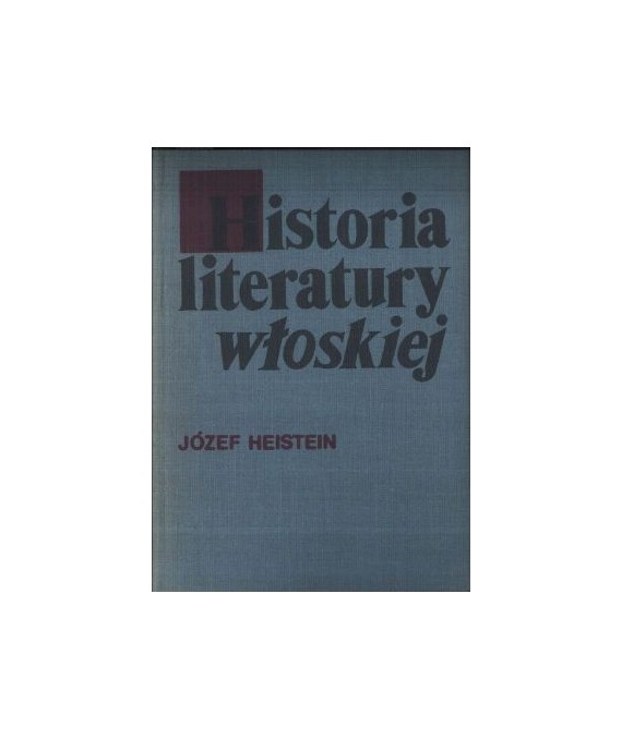 Historia literatury włoskiej.Zarys