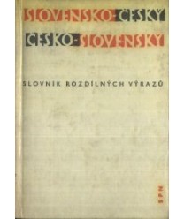 Slovensko-český, česko-slovenský slovník rozdílných výrazů