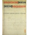 Slovensko-český, česko-slovenský slovník rozdílných výrazů